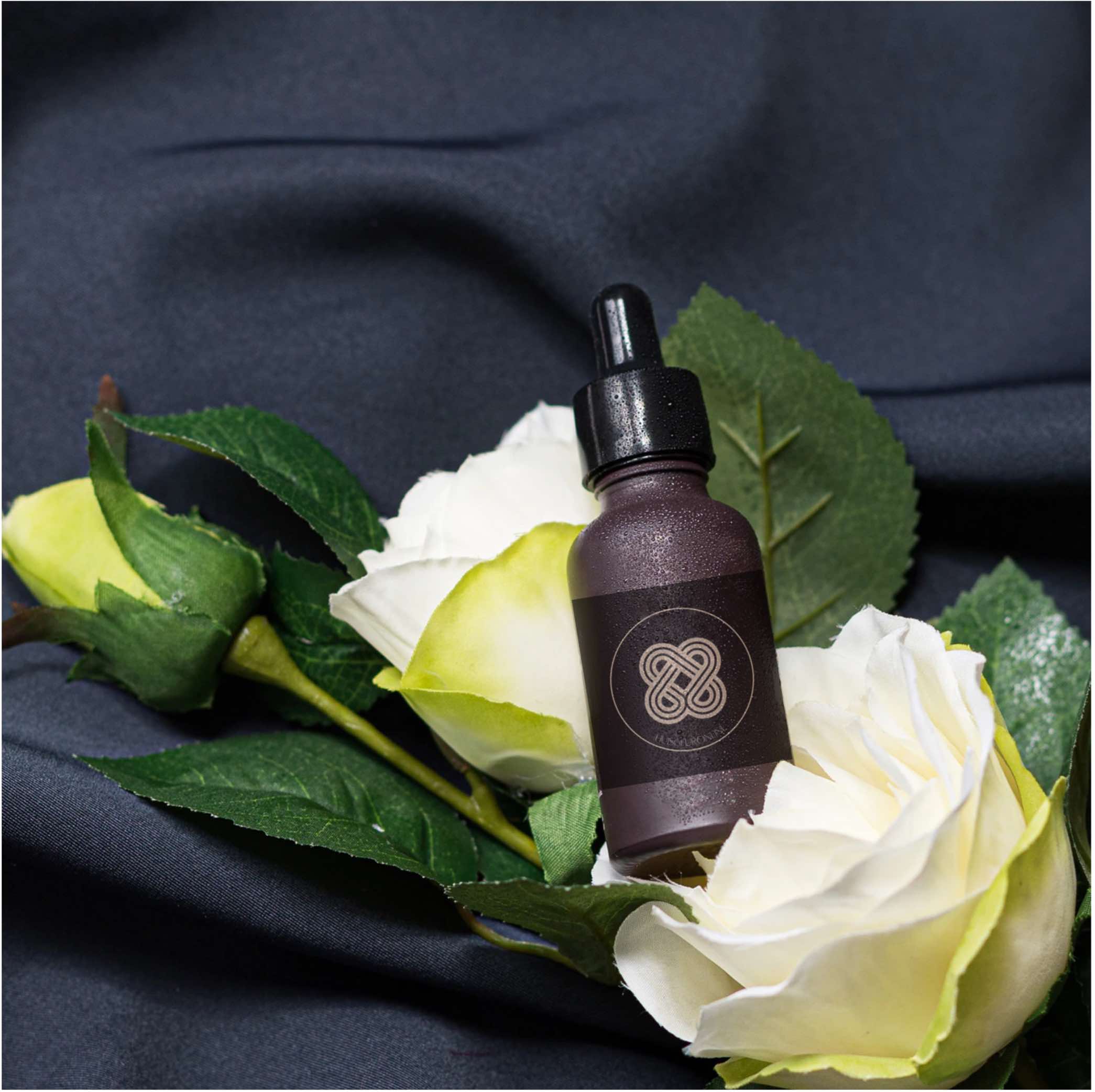 Etherische olie rozen